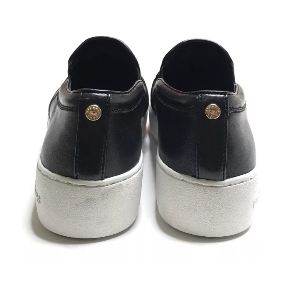 Michael Kors Slip On Shoes NEW Sz 9 Blk Gold Stars - Picture 7 of 7